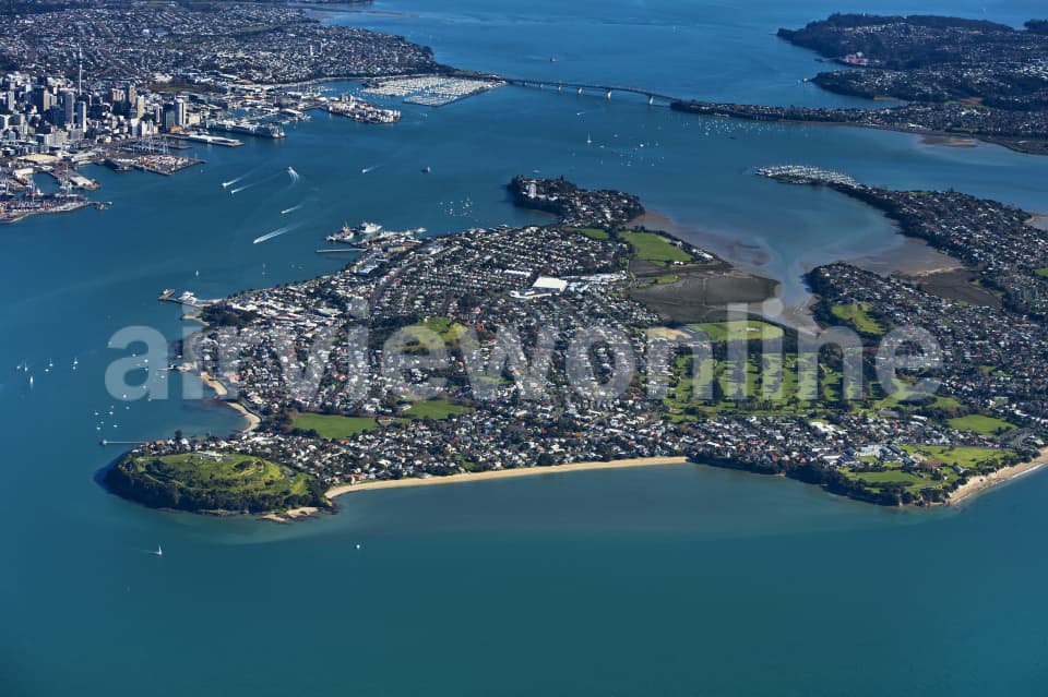 Aerial Image of Devonport to the City