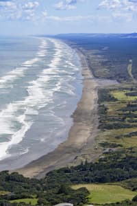 Aerial Image of MURIWAI BEACH LOOKING NORTH