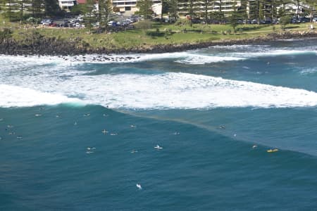 Aerial Image of AERIAL PHOTO BURLEIGH HEADS