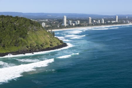 Aerial Image of AERIAL PHOTO BURLEIGH HEADS