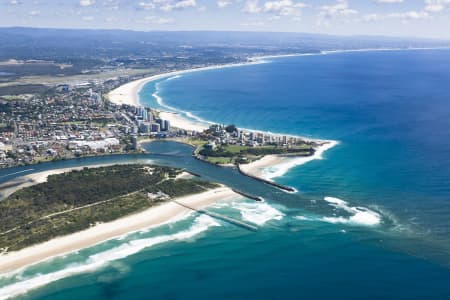 Aerial Image of AERIAL PHOTO COOLANGATTA