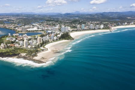 Aerial Image of AERIAL PHOTO COOLANGATTA