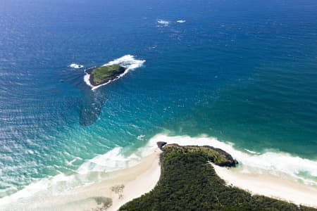Aerial Image of COOK ISLAND NEAR FINGAL HEAD