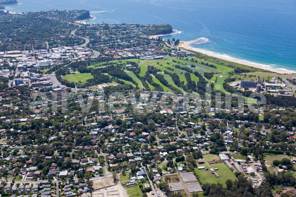 Aerial Image of Warriewood to Mona Vale
