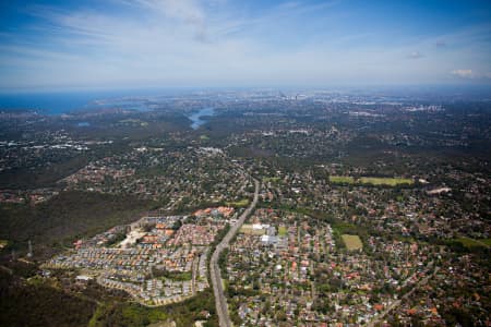 Aerial Image of BELROSE TO THE CITY