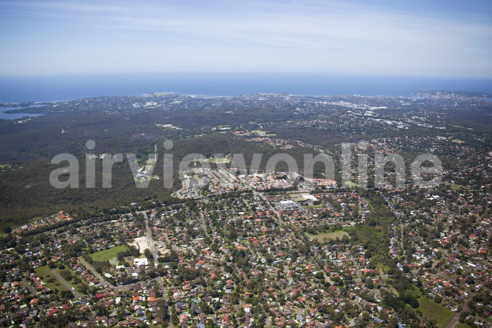 Aerial Image of Belrose to the Beaches