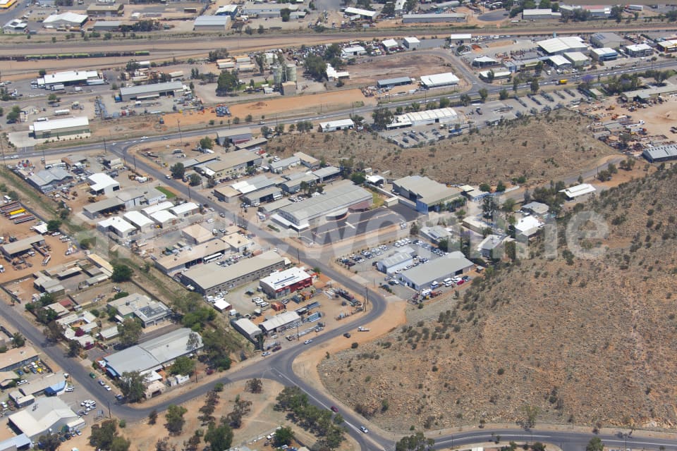 Aerial Image of Industrial Alice Springs