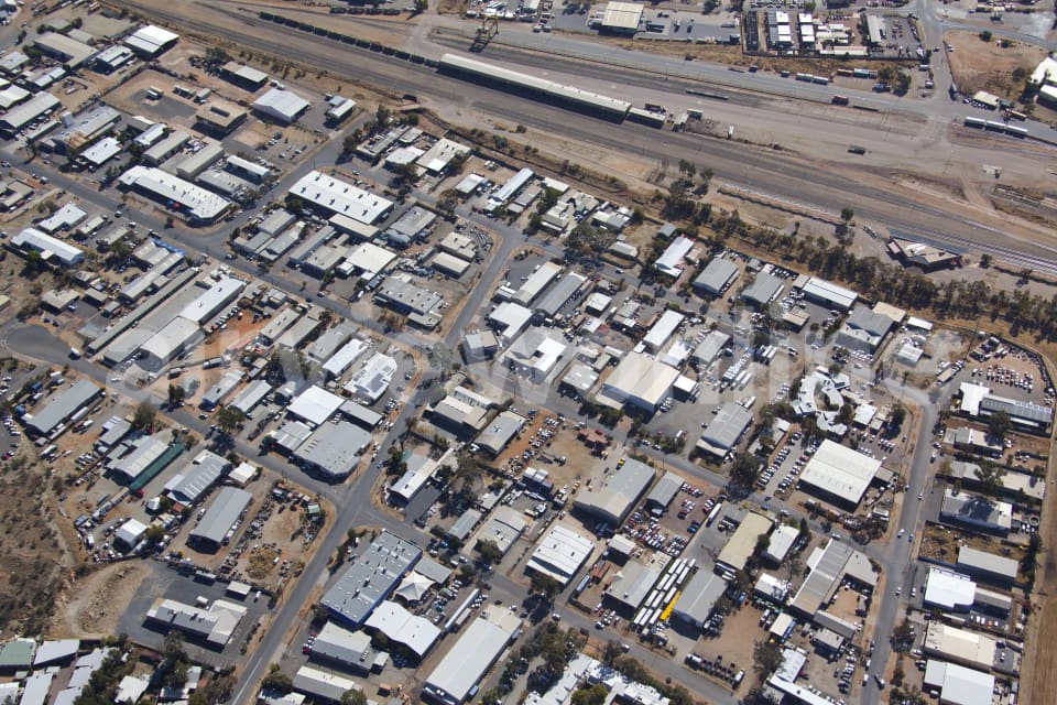Aerial Image of Industrial Alice Springs
