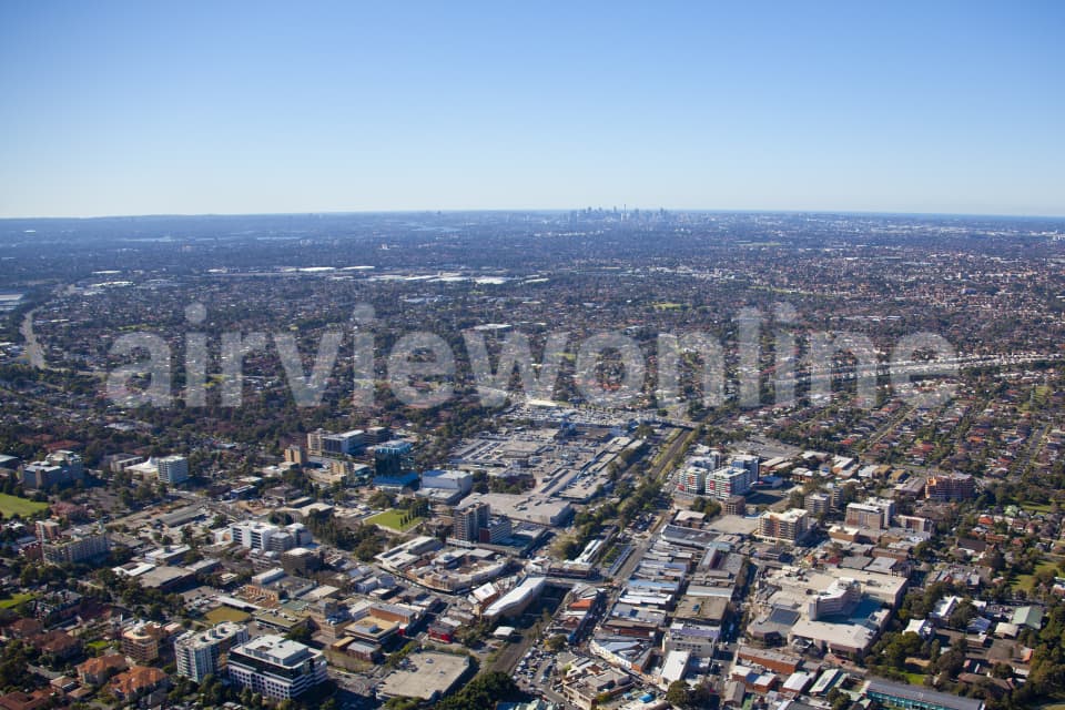 Aerial Image of Bankstown CBD