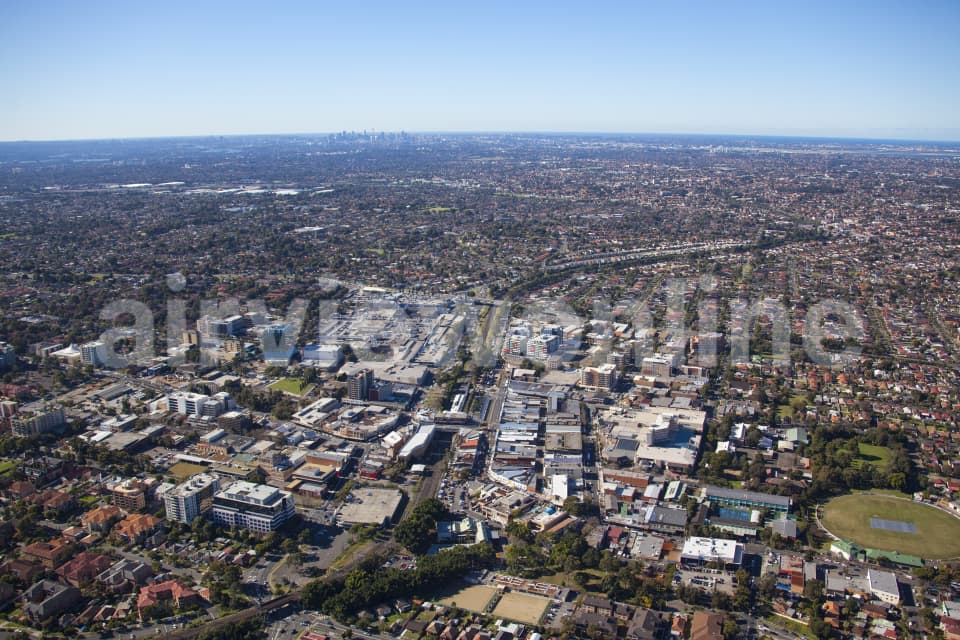 Aerial Image of Bankstown CBD