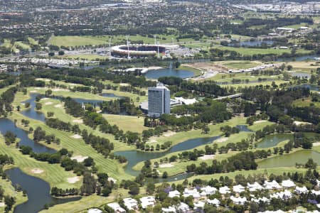 Aerial Image of ROYAL PINES RESORT GOLF COURSE