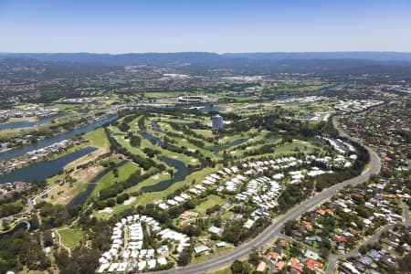 Aerial Image of ROYAL PINES RESORT GOLF COURSE