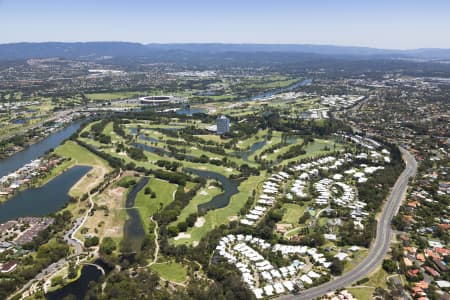 Aerial Image of ROYAL PINES RESORT GOLF COURSE