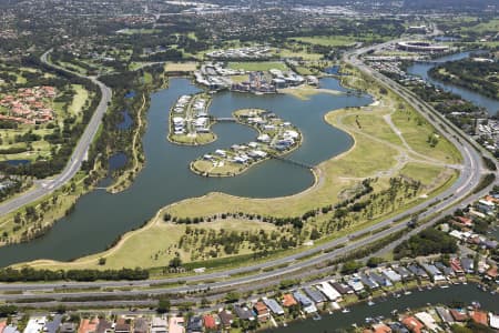Aerial Image of EMERALD LAKES