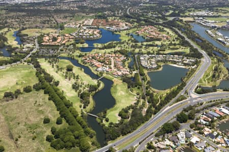 Aerial Image of PALM MEADOWS GOLF COURSE