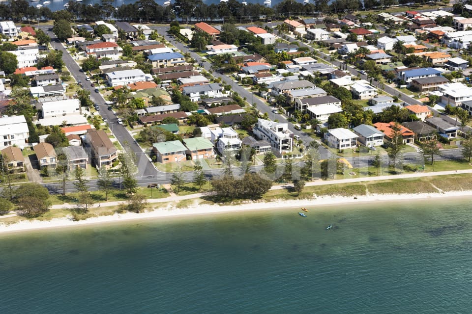 Aerial Image of Water Front Property Paradise Point
