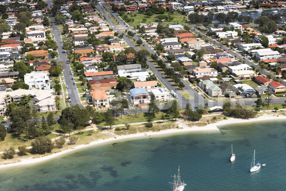 Aerial Image of Water Front Property Paradise Point