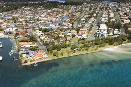 Aerial Image of WATER FRONT PROPERTY PARADISE POINT