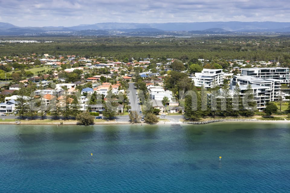 Aerial Image of Water Front Property Hollywell