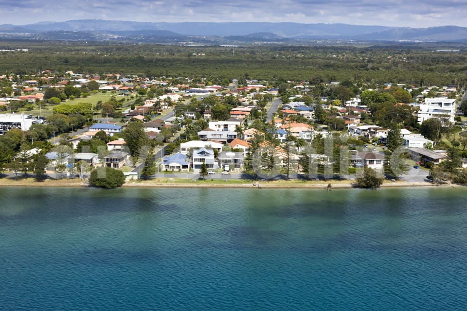 Aerial Image of Water Front Property Hollywell