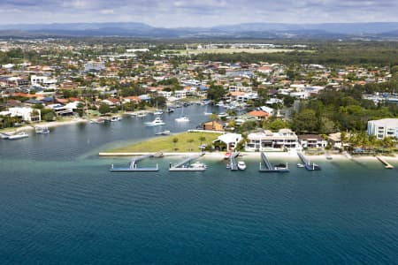 Aerial Image of WATER FRONT PROPERTY RUNAWAY BAY