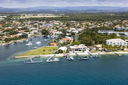 Aerial Image of WATER FRONT PROPERTY RUNAWAY BAY