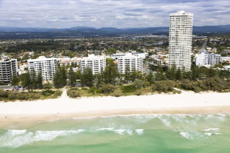 Aerial Image of BURLEIGH HEADS WATER FRONT PROPERTY