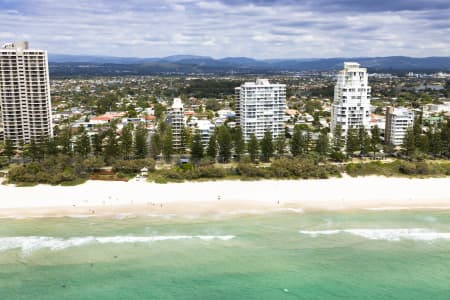 Aerial Image of BURLEIGH HEADS WATER FRONT PROPERTY