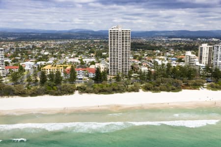 Aerial Image of BURLEIGH HEADS WATER FRONT PROPERTY