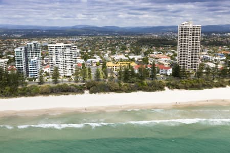 Aerial Image of BURLEIGH HEADS WATER FRONT PROPERTY