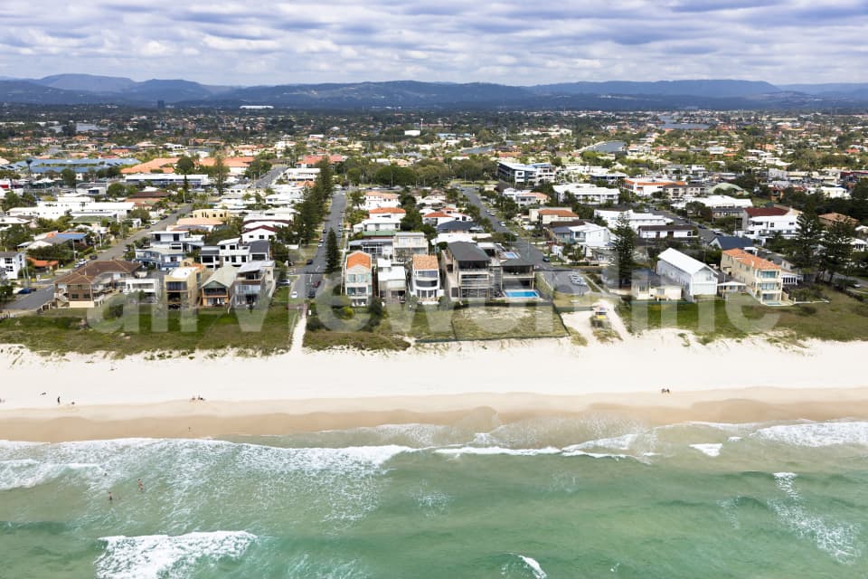 Aerial Image of Water Front Property Mermaid Beach