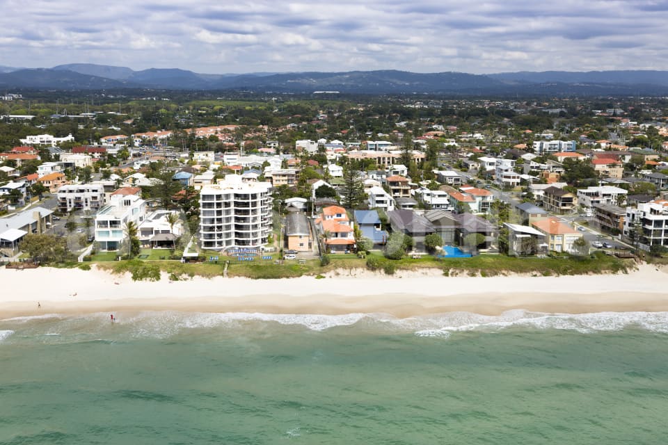 Aerial Image of Water Front Property Mermaid Beach