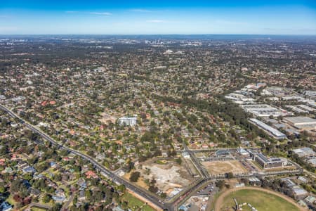 Aerial Image of CASTLE HILL