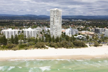 Aerial Image of BURLEIGH HEADS WATER FRONT PROPERTY