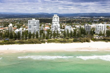 Aerial Image of BURLEIGH HEADS WATER FRONT PROPERTY