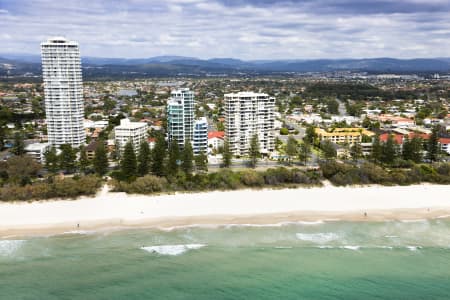 Aerial Image of BURLEIGH HEADS WATER FRONT PROPERTY