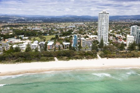 Aerial Image of BURLEIGH HEADS WATER FRONT PROPERTY