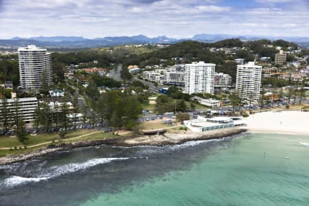 Aerial Image of BURLEIGH HEADS WATER FRONT PROPERTY