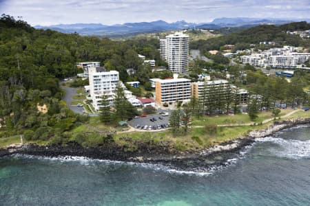 Aerial Image of BURLEIGH HEADS WATER FRONT PROPERTY