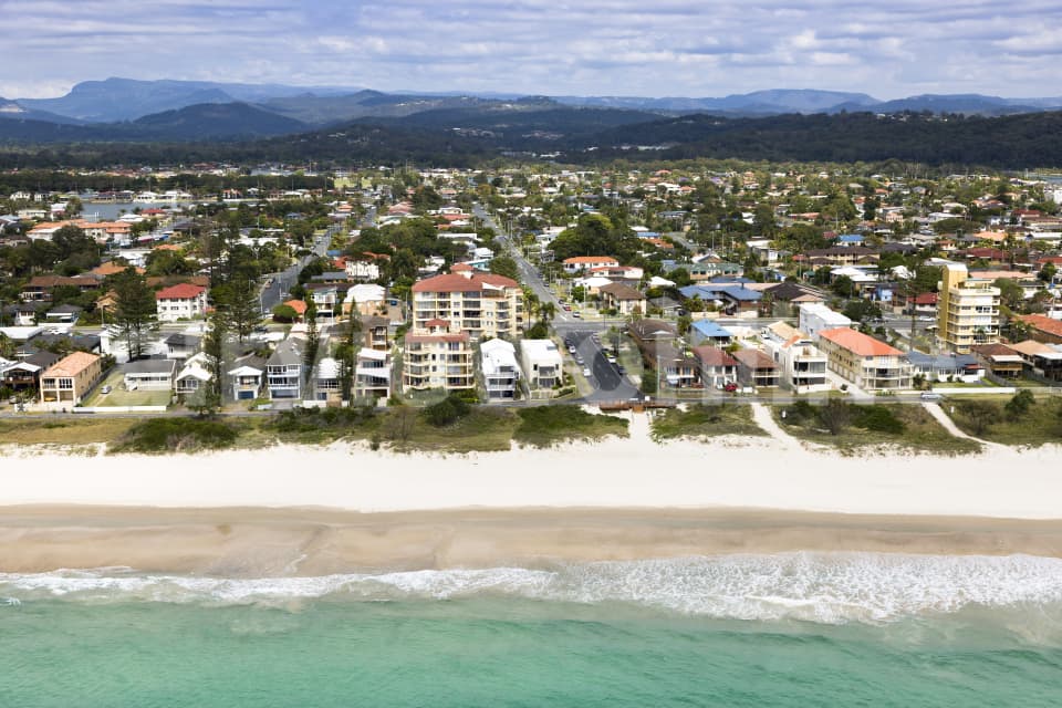 Aerial Image of Water Front Property Palm Beach