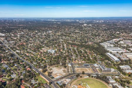 Aerial Image of CASTLE HILL