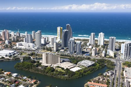 Aerial Image of BROADBEACH CBD