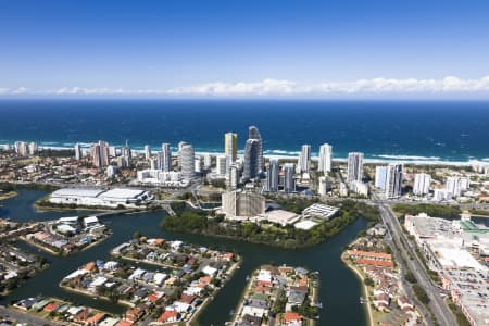 Aerial Image of BROADBEACH CBD