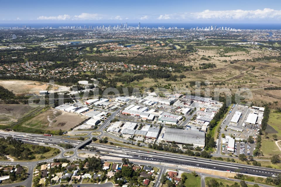 Aerial Image of Carrara Commercial Area