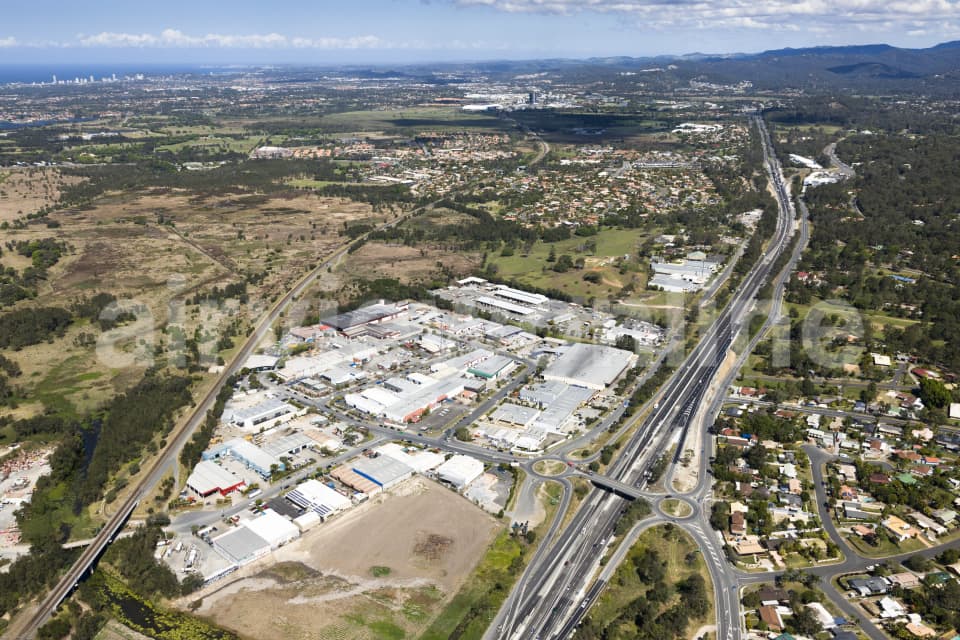 Aerial Image of Carrara Commercial Area