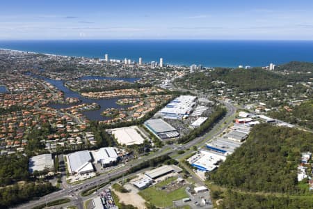 Aerial Image of BURLEIGH HEADS