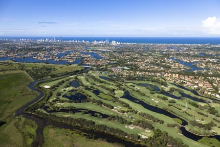 Aerial Image of THE COLONIAL GOF COURSE