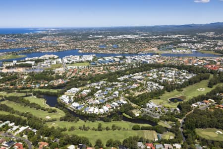 Aerial Photography Robina Woods Golf Course Airview Online