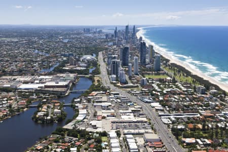 Aerial Image of MERMAID BEACH INDUSTRIAL