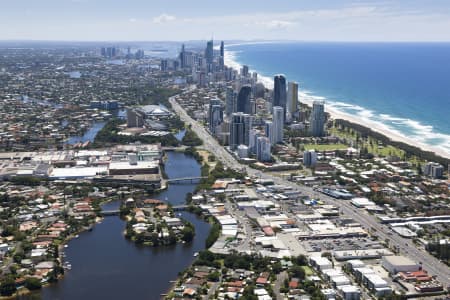 Aerial Image of MERMAID BEACH INDUSTRIAL